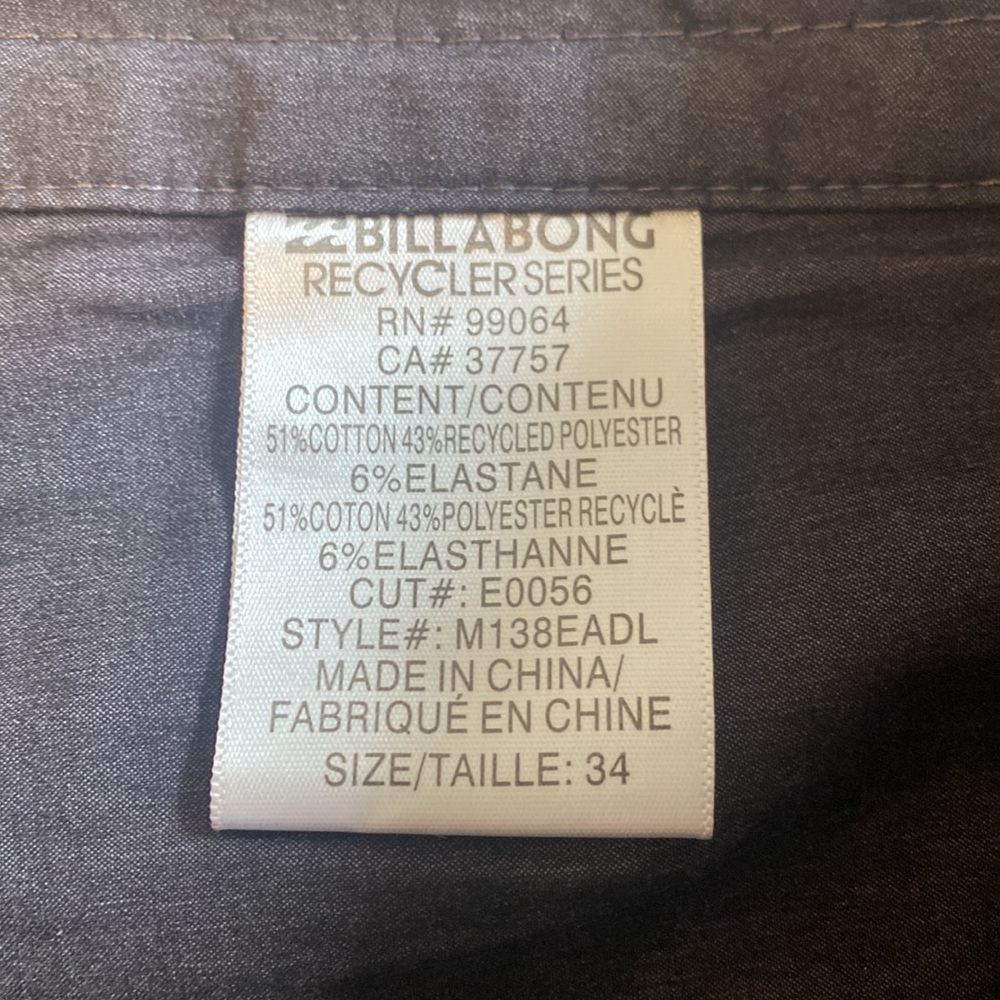 Billabong Lo Tides Recycler series mens swim shorts size 34 brand new with tags - Picture 5 of 11